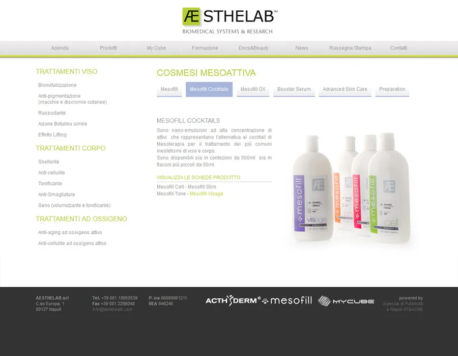 sito web aesthelab