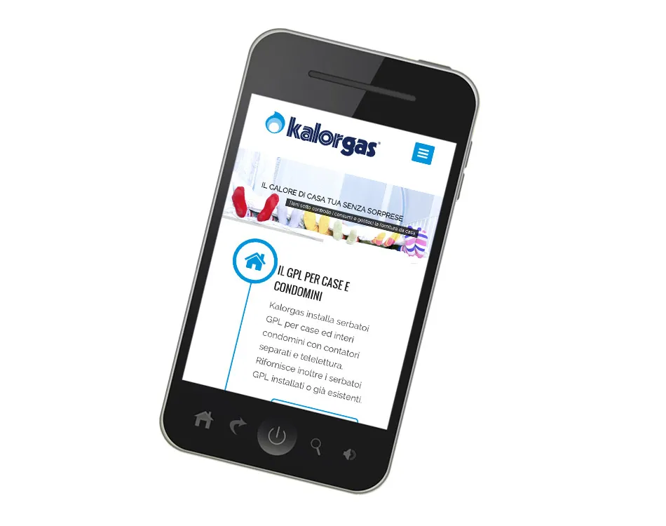 realizzazione siti per smartphone - kalorgas