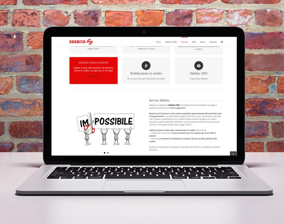 creazione siti web napoli sdebita